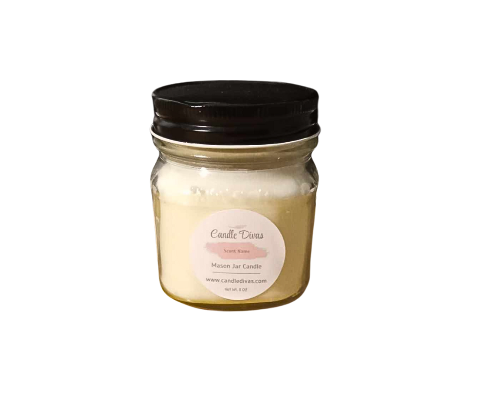 Acorn Harvest Mason Jar Candle 8 Oz - Candle Divas