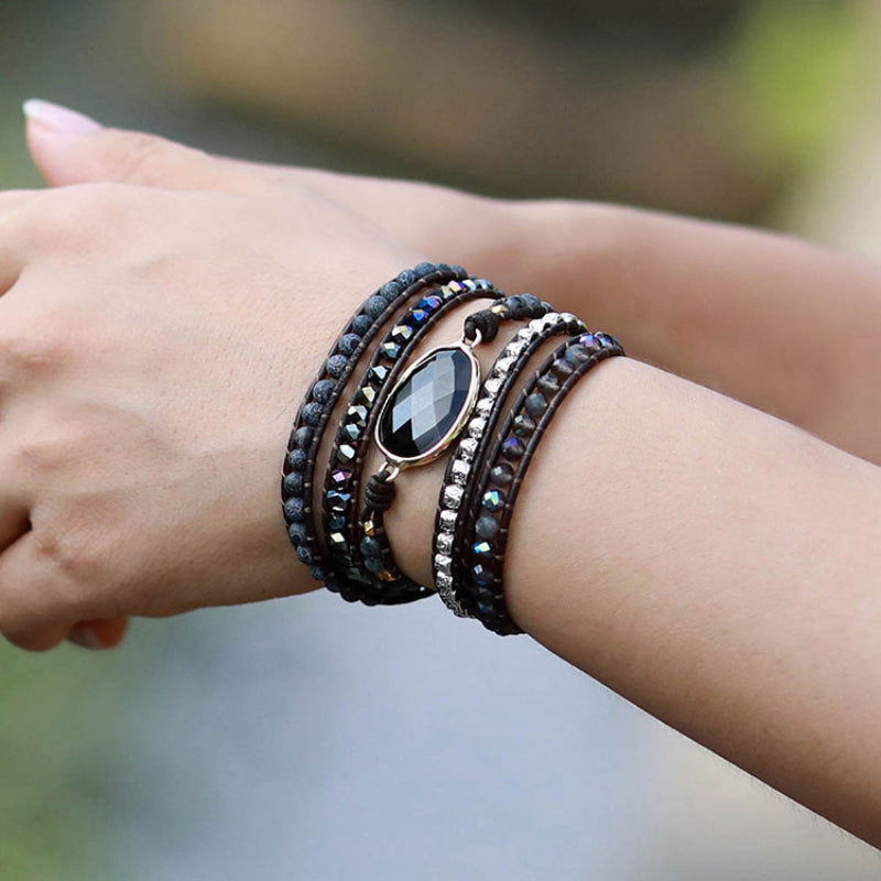Agate Beaded Bracelet - Candle Divas