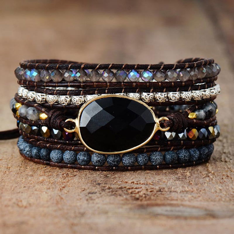 Agate Beaded Bracelet - Candle Divas