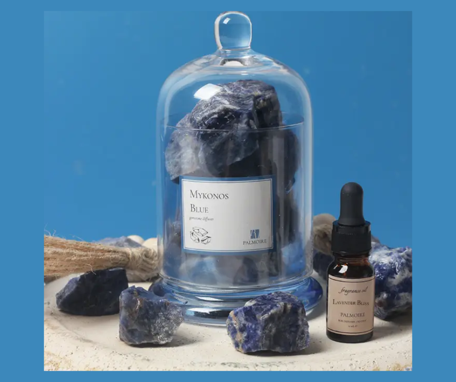 Mykonos Blue Gemstone Diffuser - Candle Divas