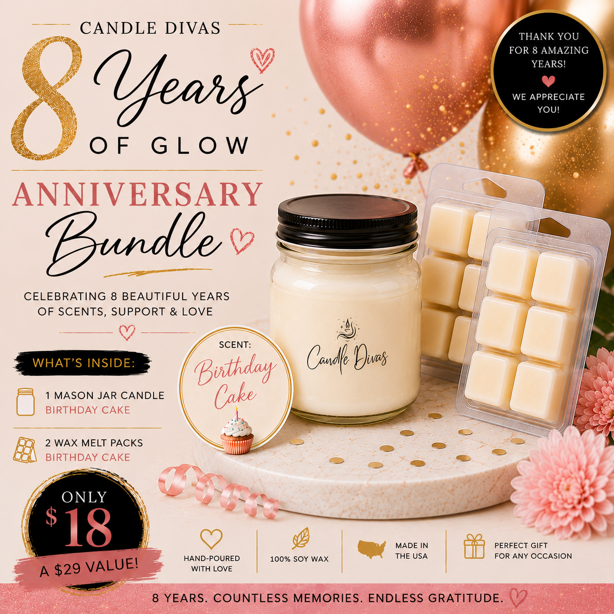 Birthday Cake Anniversary Bundle