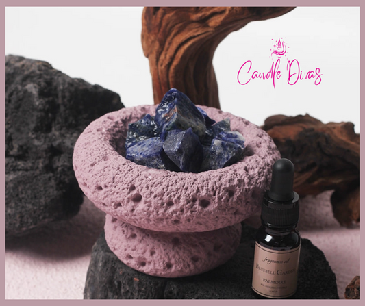Purple Moon Aromatherapy Diffuser | Bluebell Garden & Amethyst Crystals