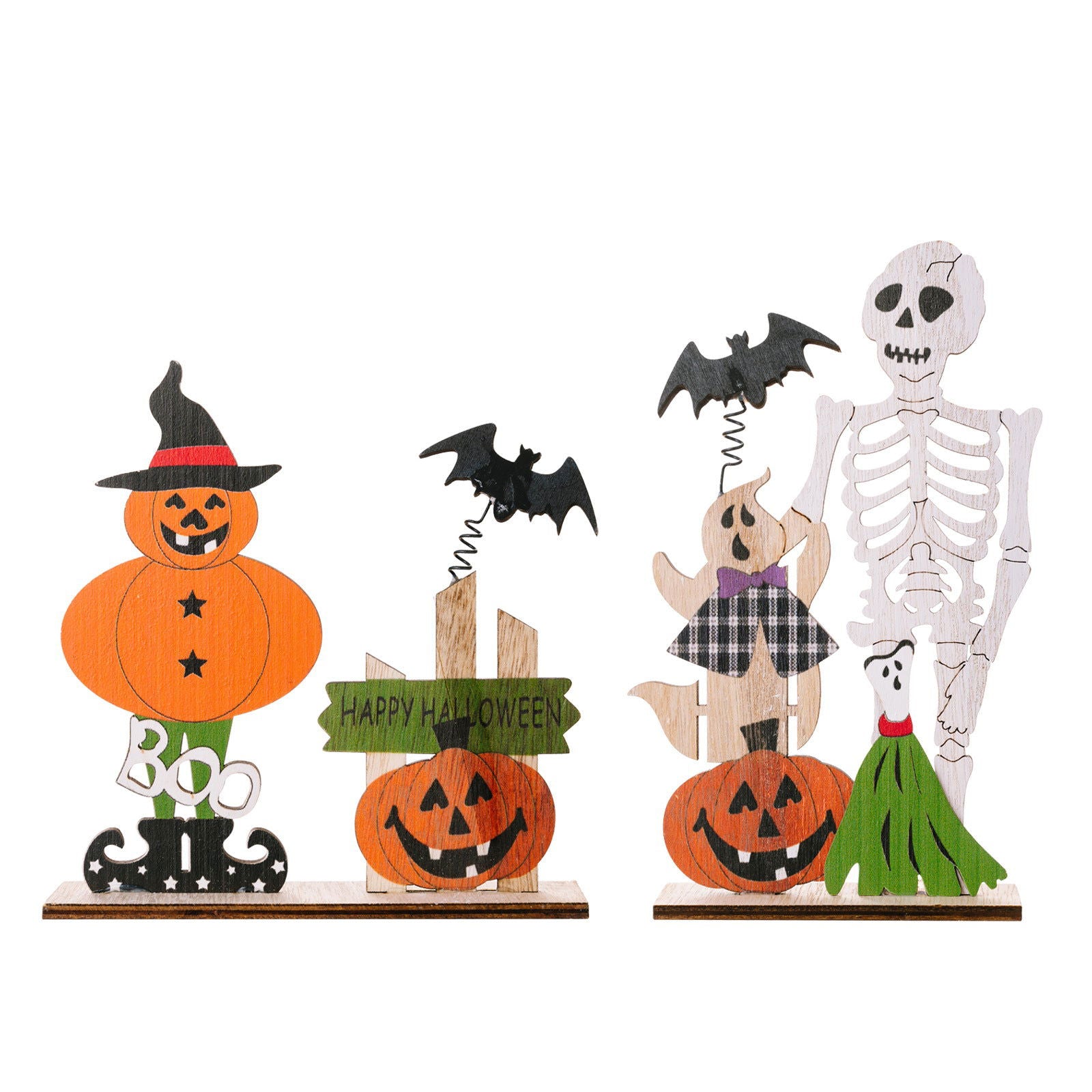 2-Piece Halloween Element Decor Ornaments - Candle Divas