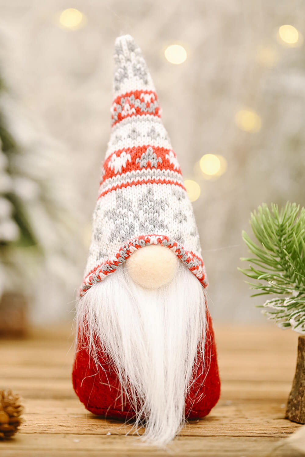 3-Pack Christmas Snowflake Hat Faceless Gnomes - Candle Divas