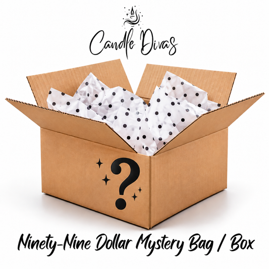 Candle Divas Ninety-Nine-Dollar Mystery Box with surprise goodies