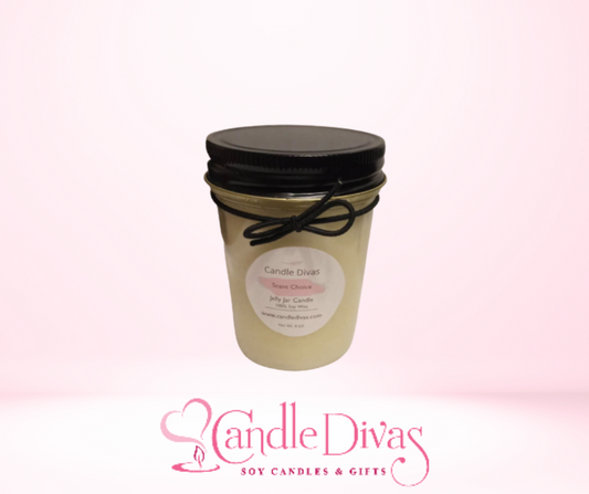 Amaretto Jelly Jar Candle - Candle Divas