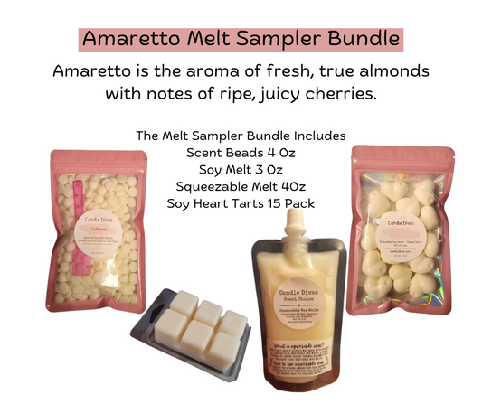 Amaretto Melt Sampler Bundle - Candle Divas