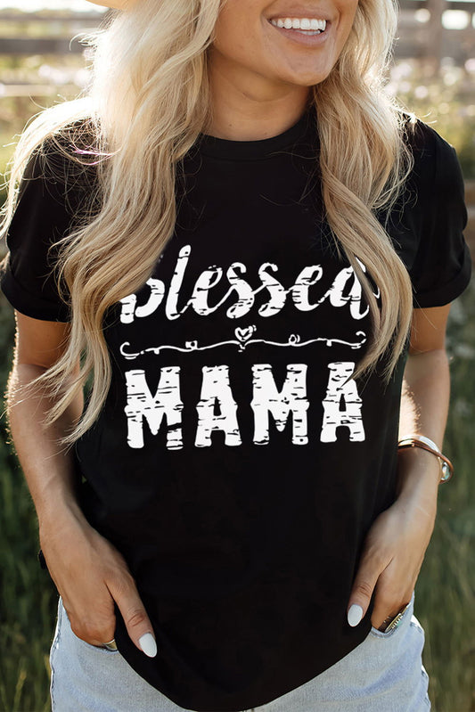 BLESSED MAMA Graphic Tee - Candle Divas