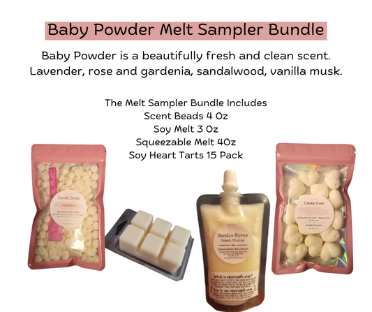 Baby Powder Melt Sampler Bundle - Candle Divas