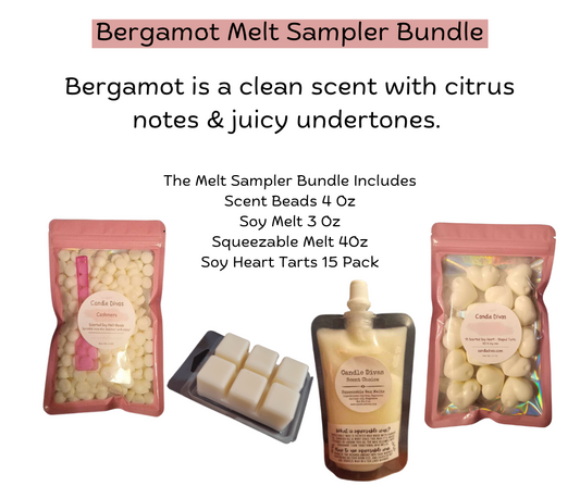 Bergamot Melt Sampler Bundle - Candle Divas