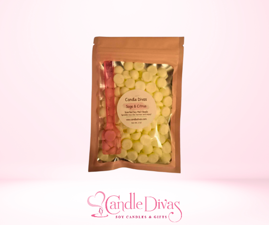 Bergamot Scent Melt Beads - Candle Divas