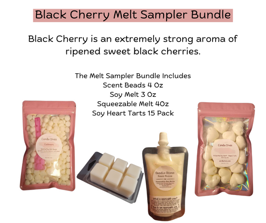 Black Cherry Melt Sampler Bundle - Candle Divas