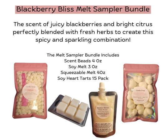 Blackberry Bliss Melt Sampler Bundle - Candle Divas