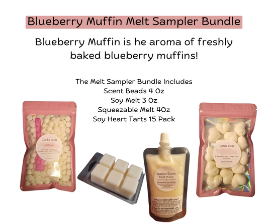 Blueberry MuffinMelt Sampler Bundle - Candle Divas