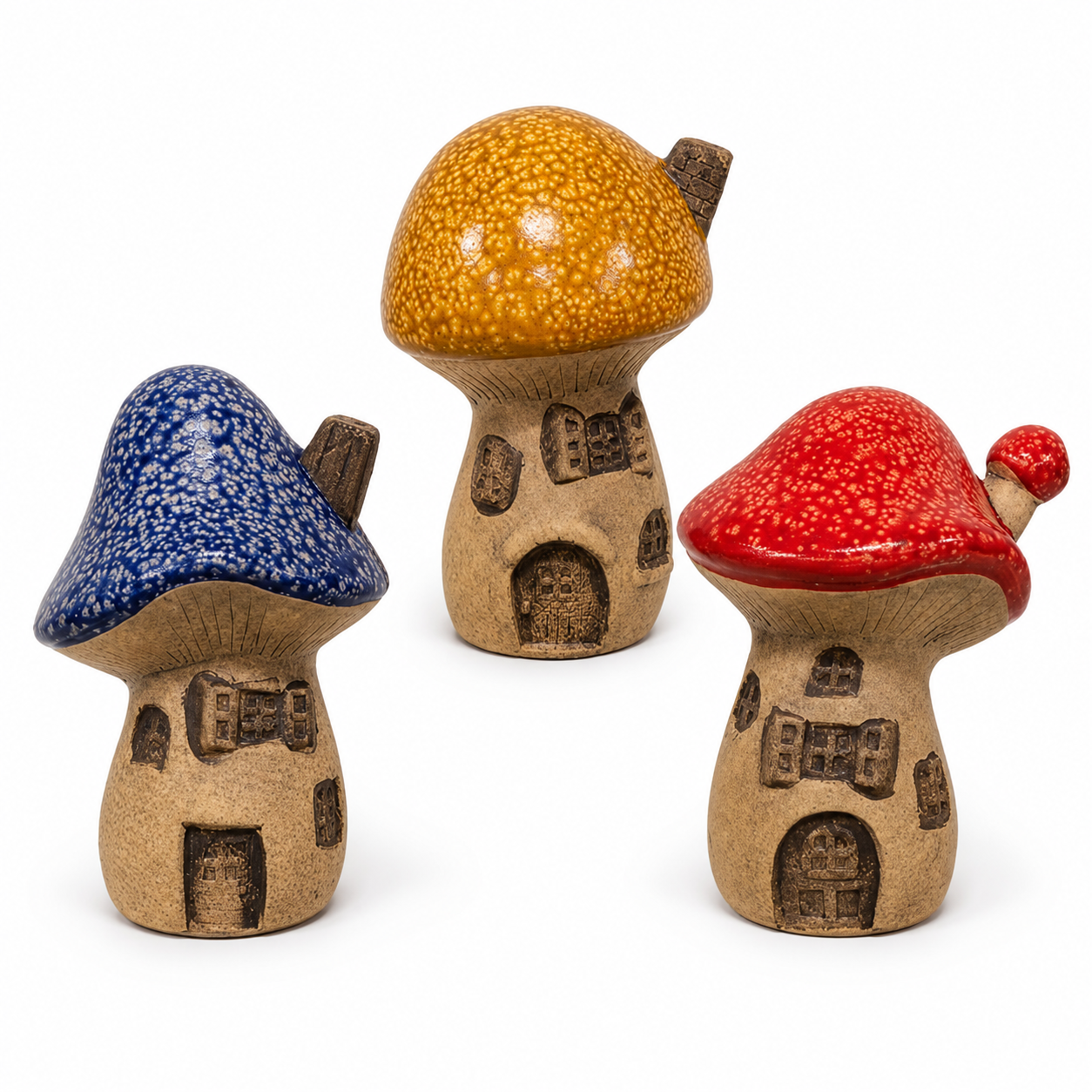 Terracotta Mushroom Fairy House Assorted Styles