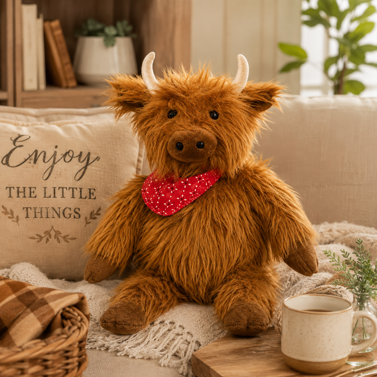 Harry Baby Highland Cow Doll