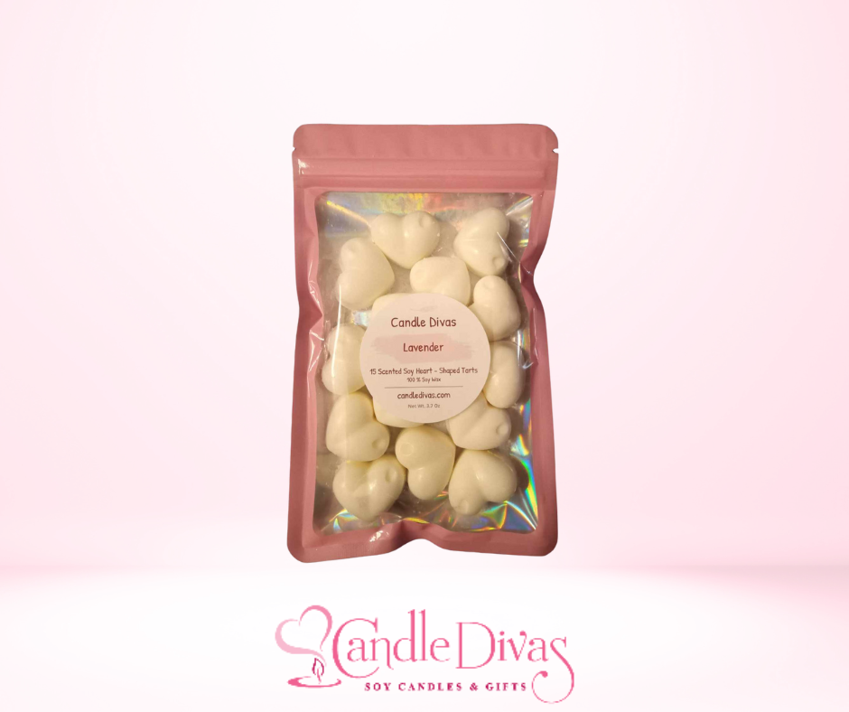 Cashmere Heart Shaped Tarts - Candle Divas