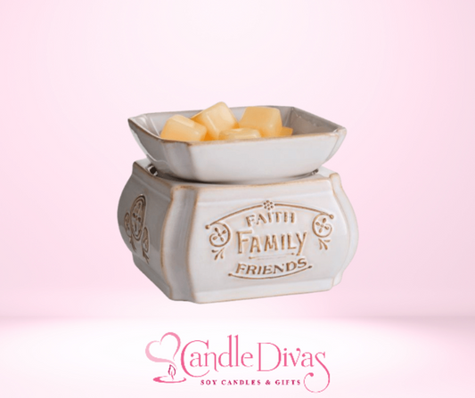 Faith Family Friends 2-N-1 Warmer - Candle Divas