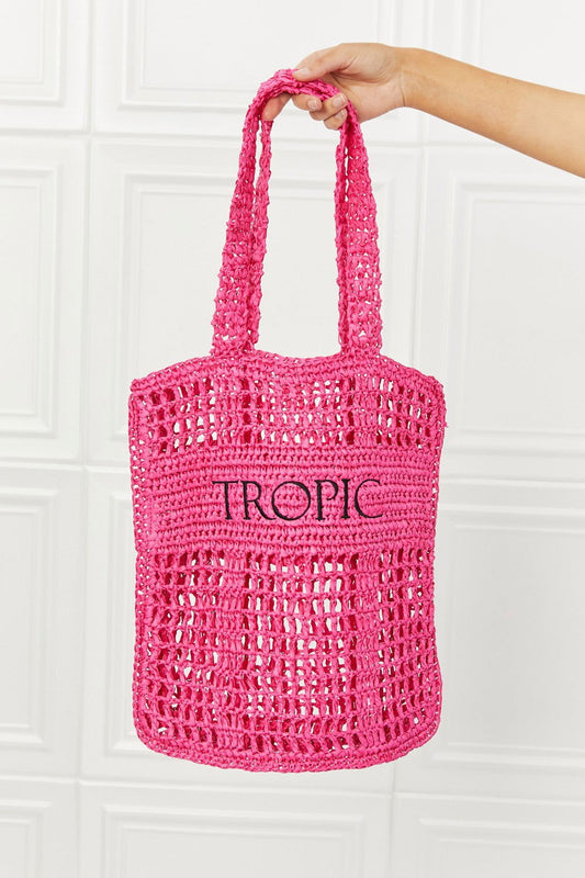 Fame Tropic Babe Staw Tote Bag - Candle Divas