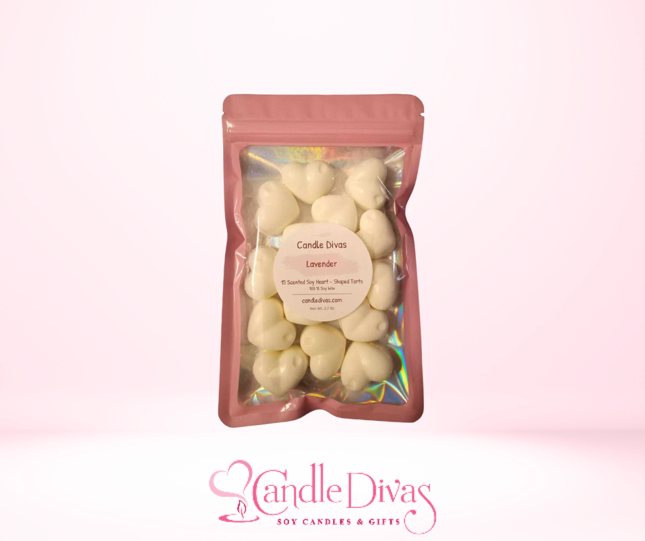 French Vanilla Heart Shaped Tarts - Candle Divas