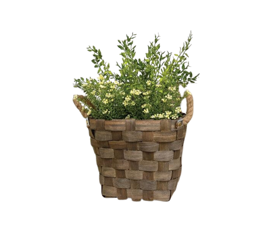 Tobacco Gathering Basket with Jute Handles