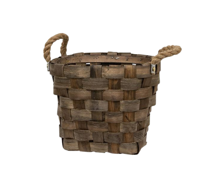 Tobacco Gathering Basket with Jute Handles