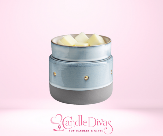 Glazed Concrete 2-N-1 Warmer - Candle Divas