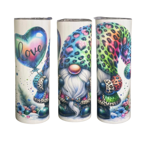 Groovy Love Gnome 20oz Skinny Tumbler - Candle Divas