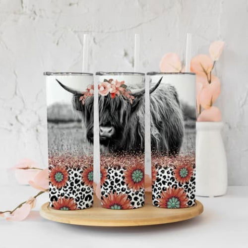 Highland Cow Tumbler - Candle Divas