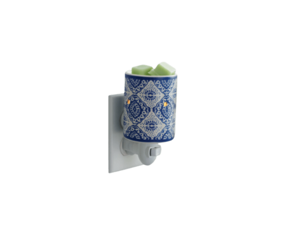 Indigo Porcelain Pluggable Warmer - Candle Divas