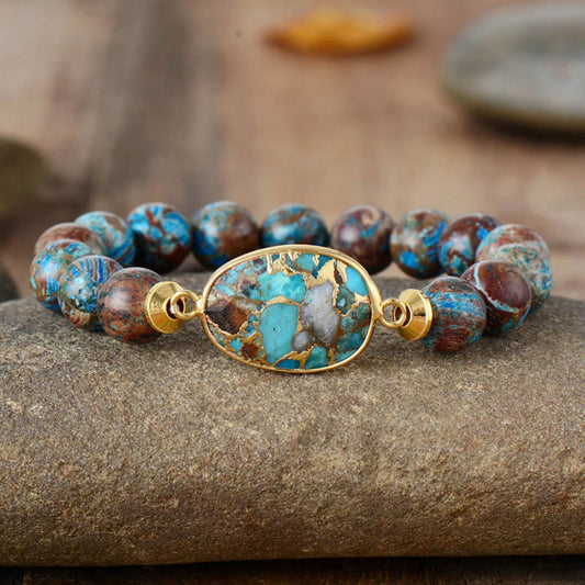 Natural Stone Beaded Bracelet - Candle Divas