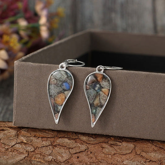 Natural Stone Dangle Earrings - Candle Divas