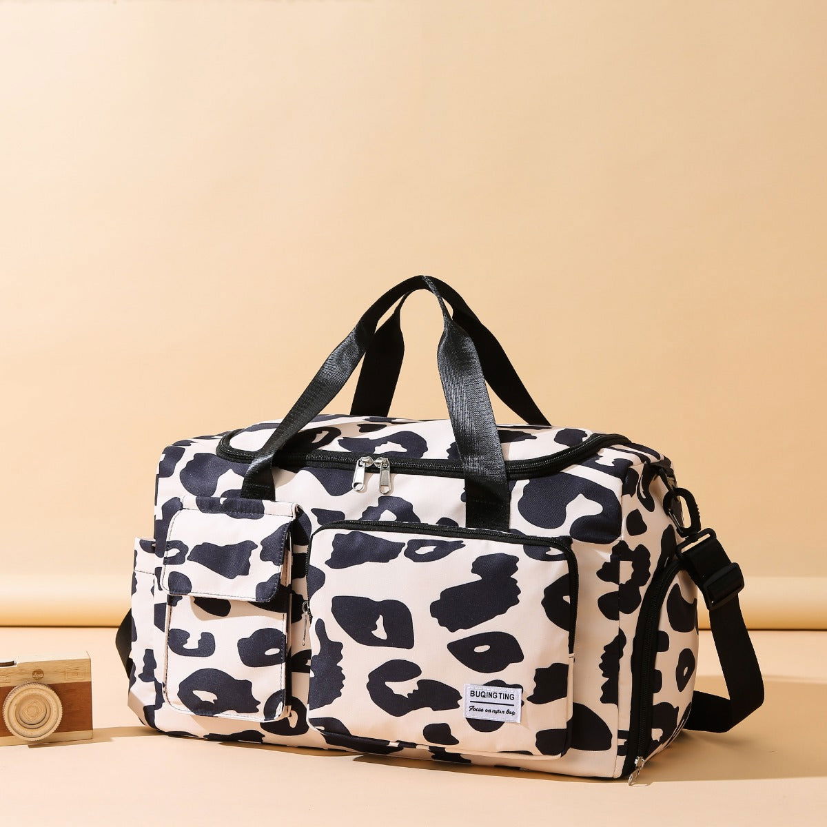 Oxford Cloth Animal Print Travel Bag - Candle Divas