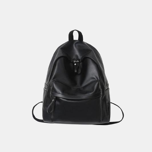 PU Leather Zip Backpack Bag - Candle Divas