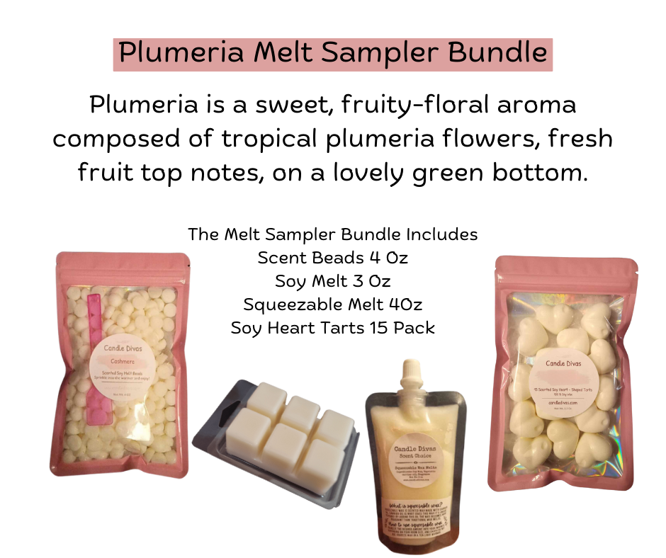 Plumeria Sampler Bundle - Candle Divas