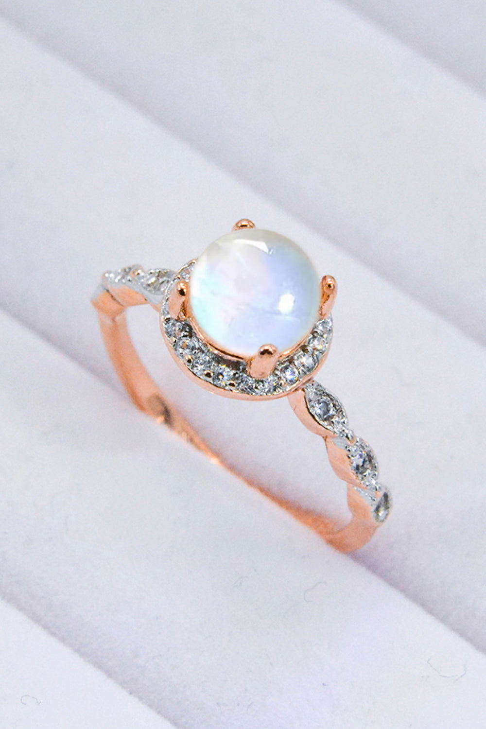 Round Moonstone Ring - Candle Divas