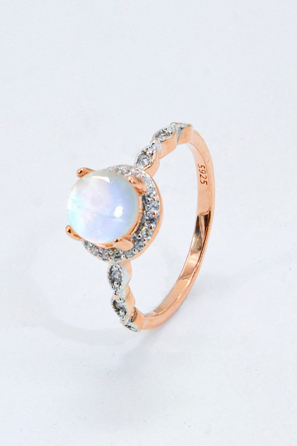 Round Moonstone Ring - Candle Divas