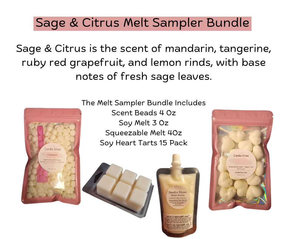 Sage & Citrus Sampler Bundle - Candle Divas