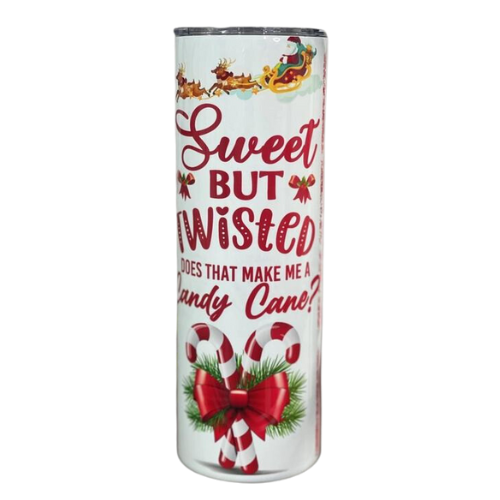 Sweet But Twisted 20 Oz Skinny Tumbler - Candle Divas