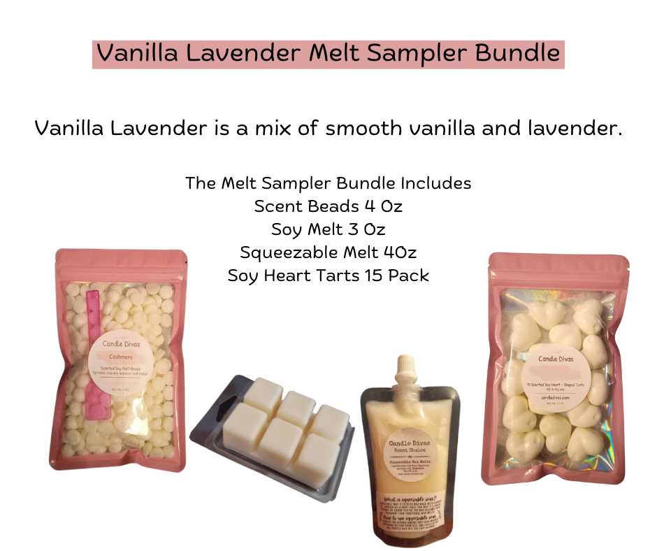 Vanilla Lavender Sampler Bundle - Candle Divas