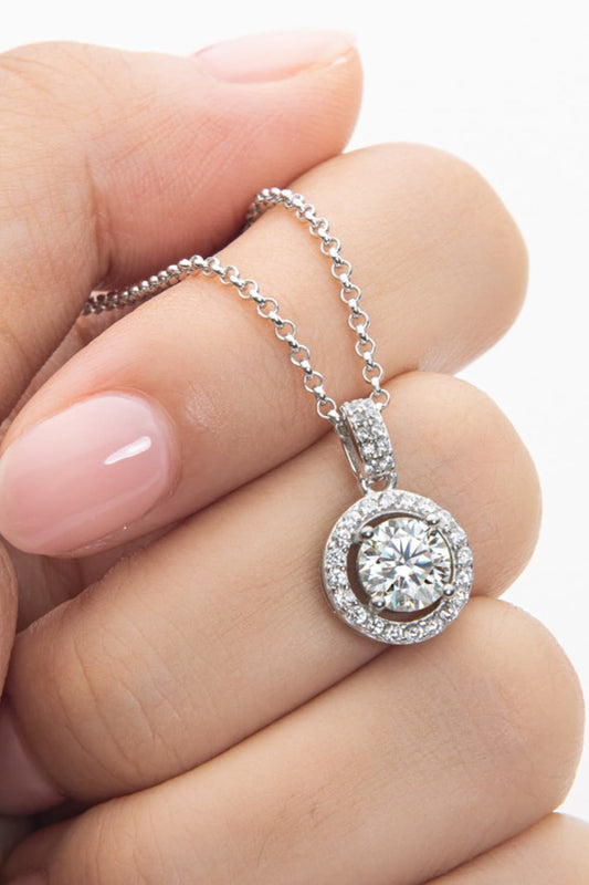 Zircon Pendant 925 Sterling Silver Necklace - Candle Divas