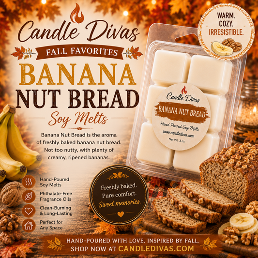 Banana Nut Bread Soy Melts