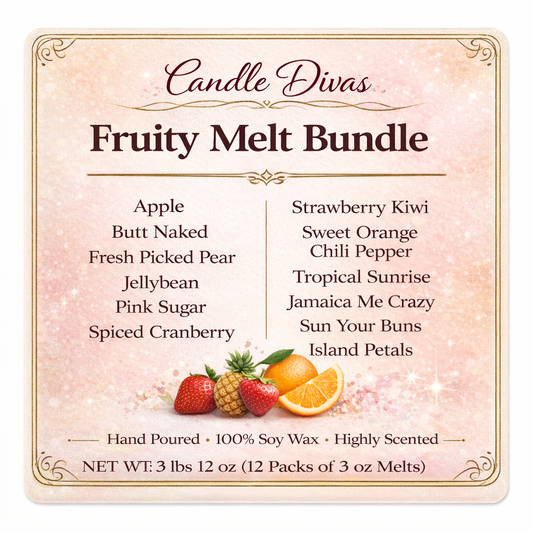 Candle Divas Fruity Melt Bundle