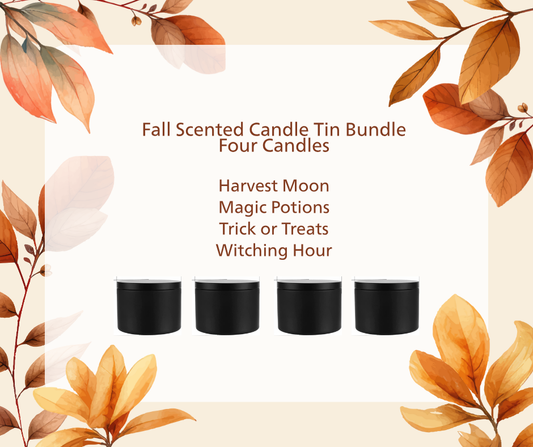 Fall Scented Candle Tin Bundle