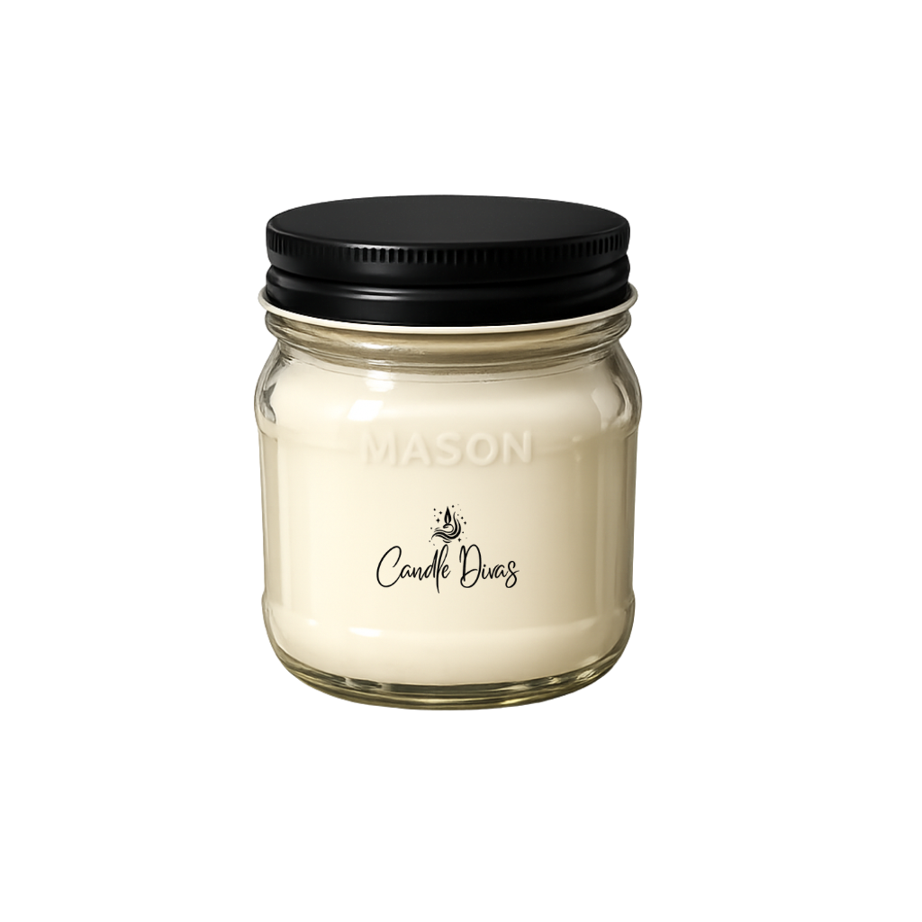 Sweet Orange Chili Pepper Mason Jar Candle 8 Oz