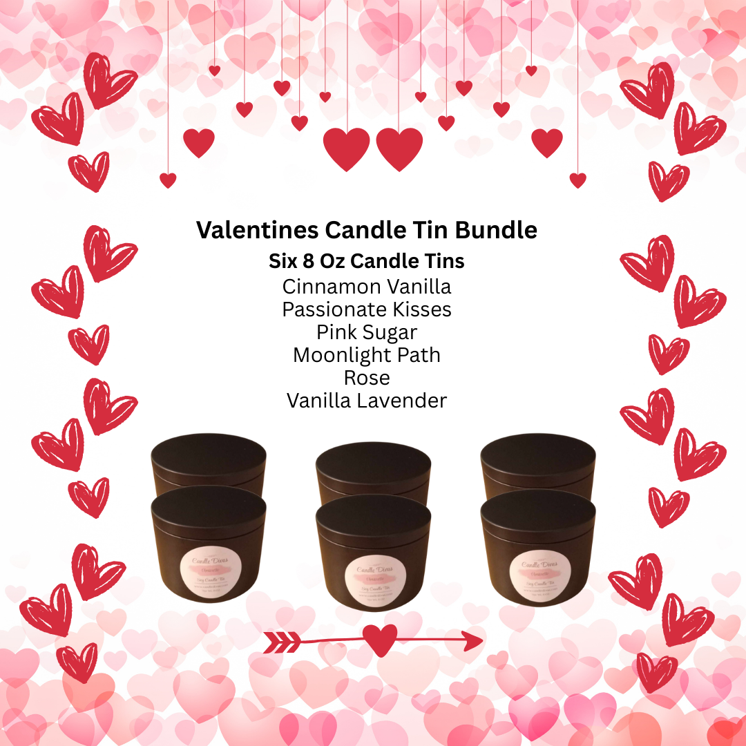 Valentines Candle Tin Bundle