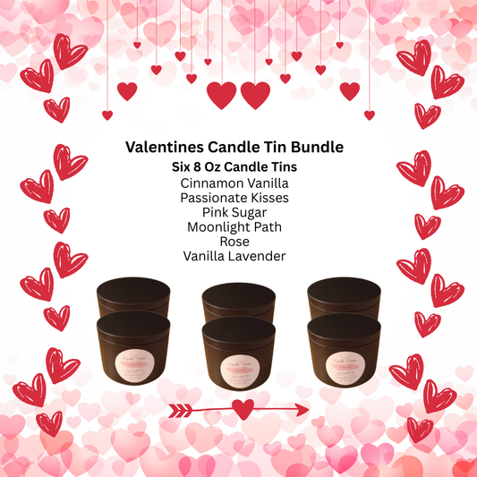 Valentines Candle Tin Bundle
